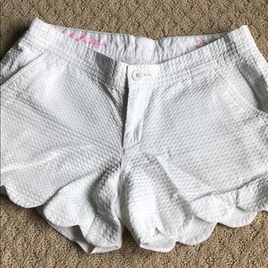 White Lilly Pulitzer Buttercup Shorts